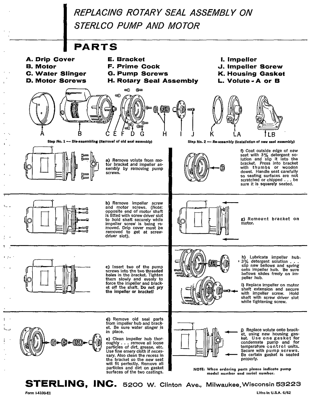 Sterling S-8310 manual 