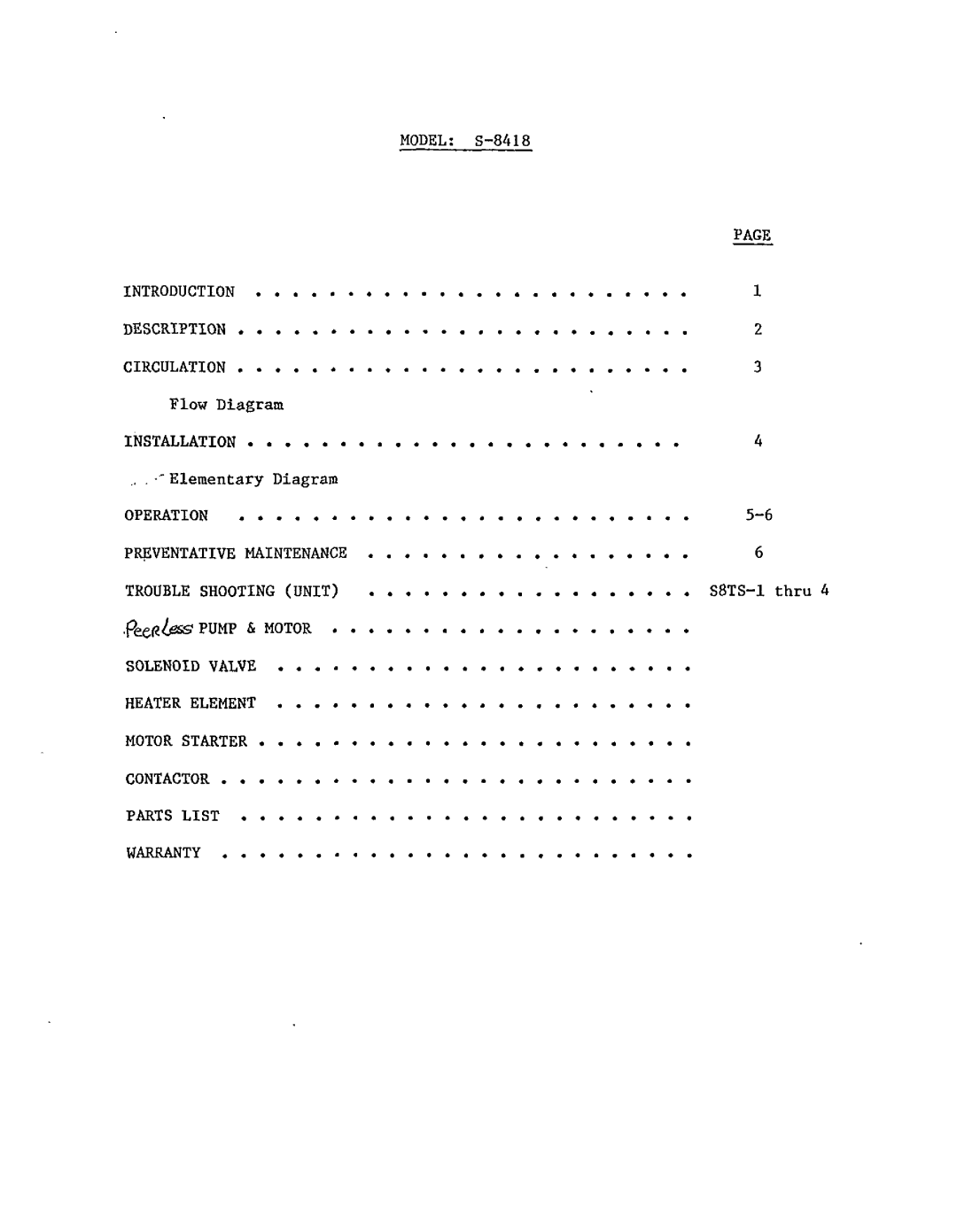 Sterling S-8418 manual 