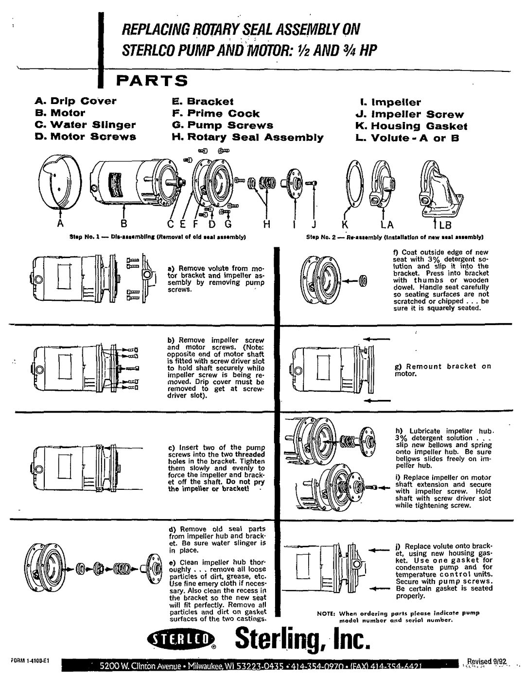 Sterling S-Series manual 