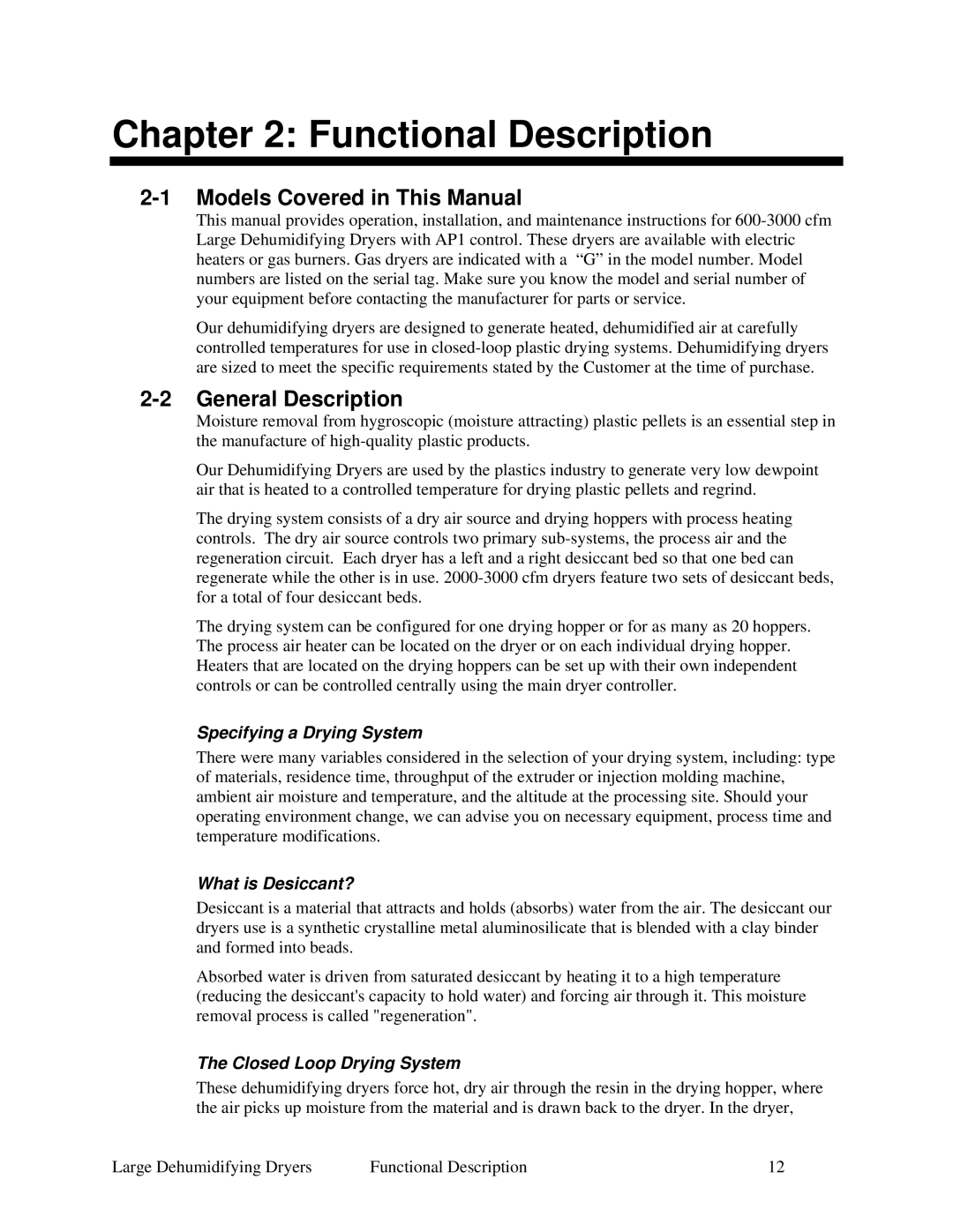 Sterling SDA AP-1 specifications Functional Description, Models Covered in This Manual, General Description 