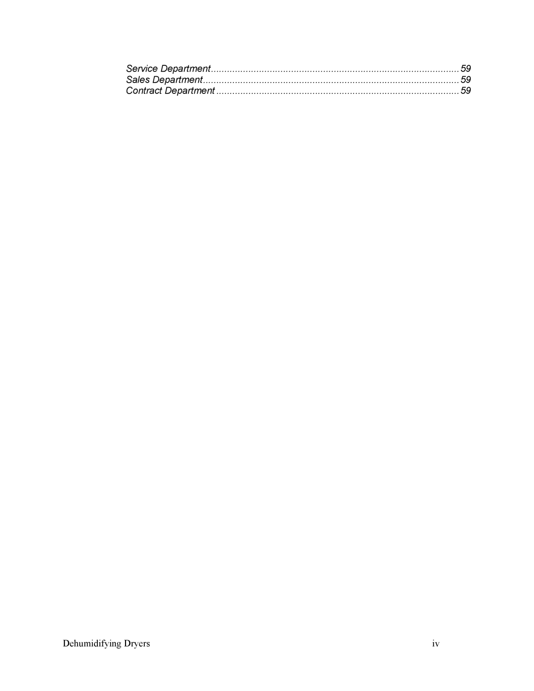 Sterling SDAA 25-100 specifications Service Department Sales Department Contract Department 