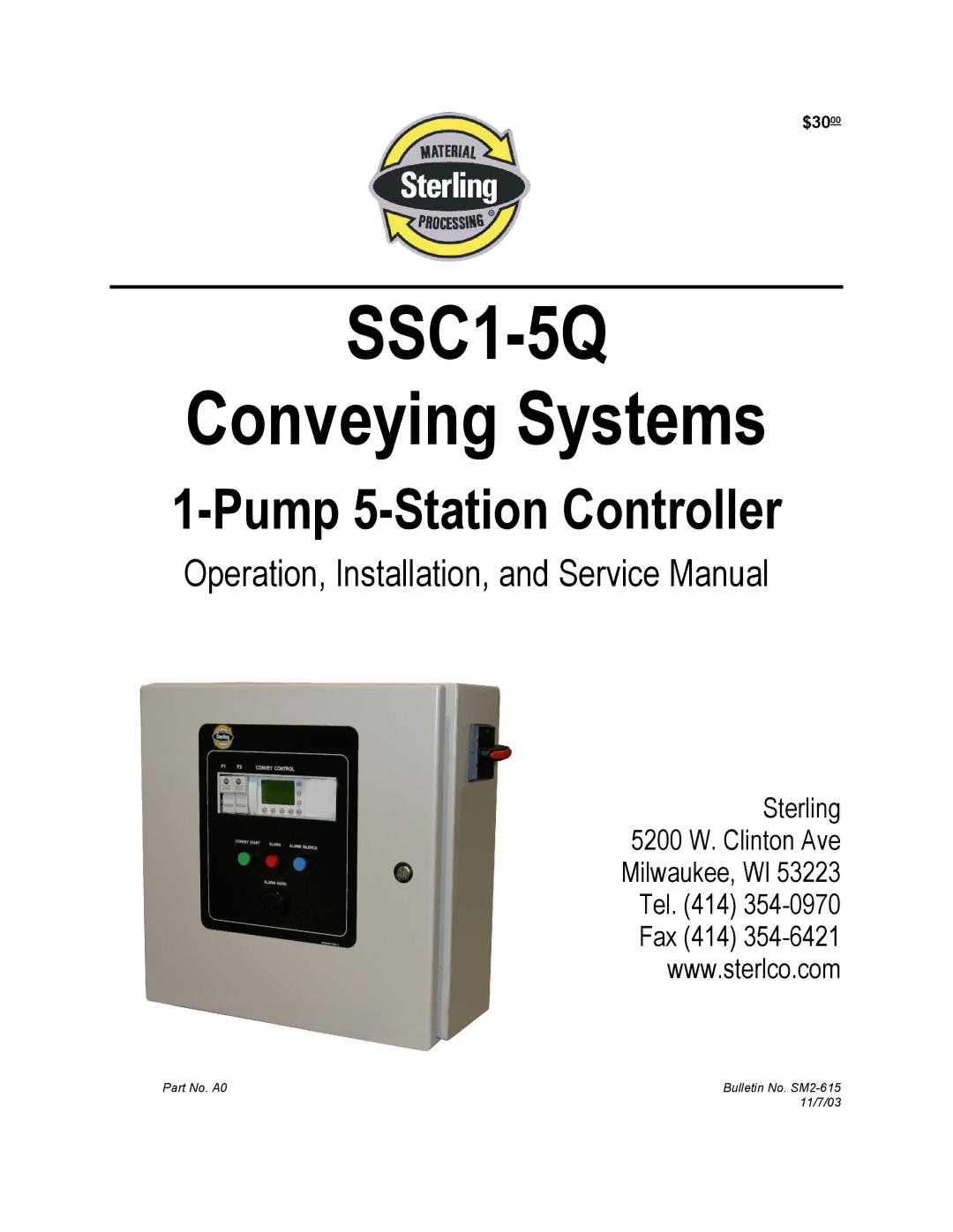 Sterling SSC1-5Q service manual 