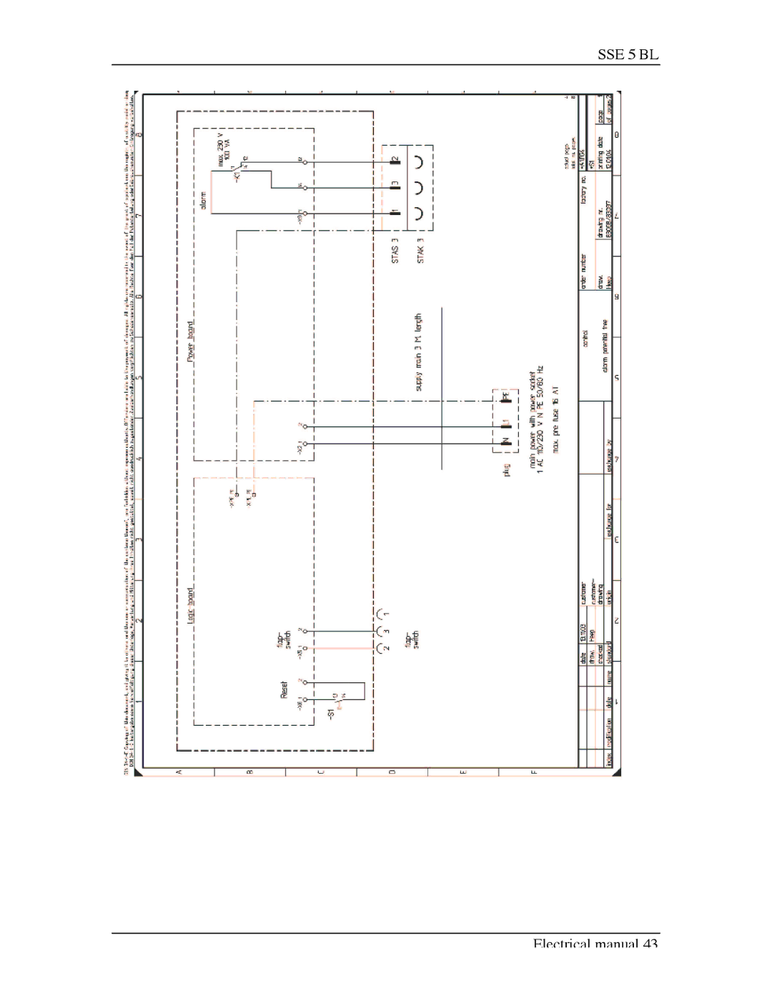 Sterling SSE-5 BL operating instructions SSE 5 BL 