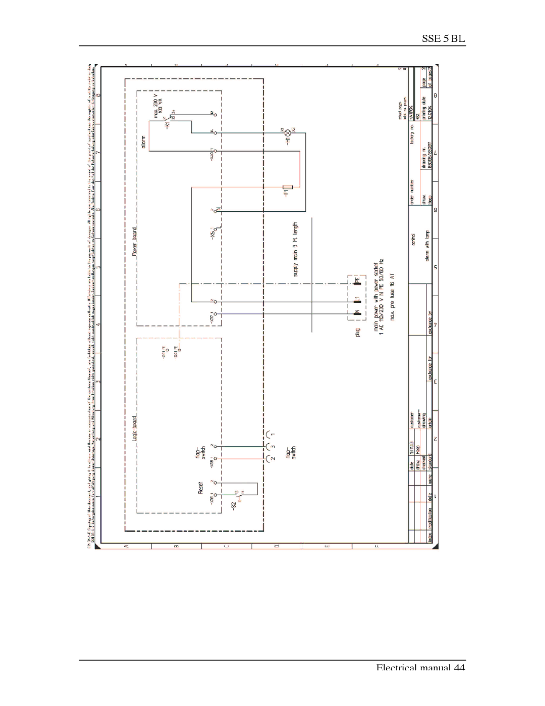 Sterling SSE-5 BL operating instructions SSE 5 BL 