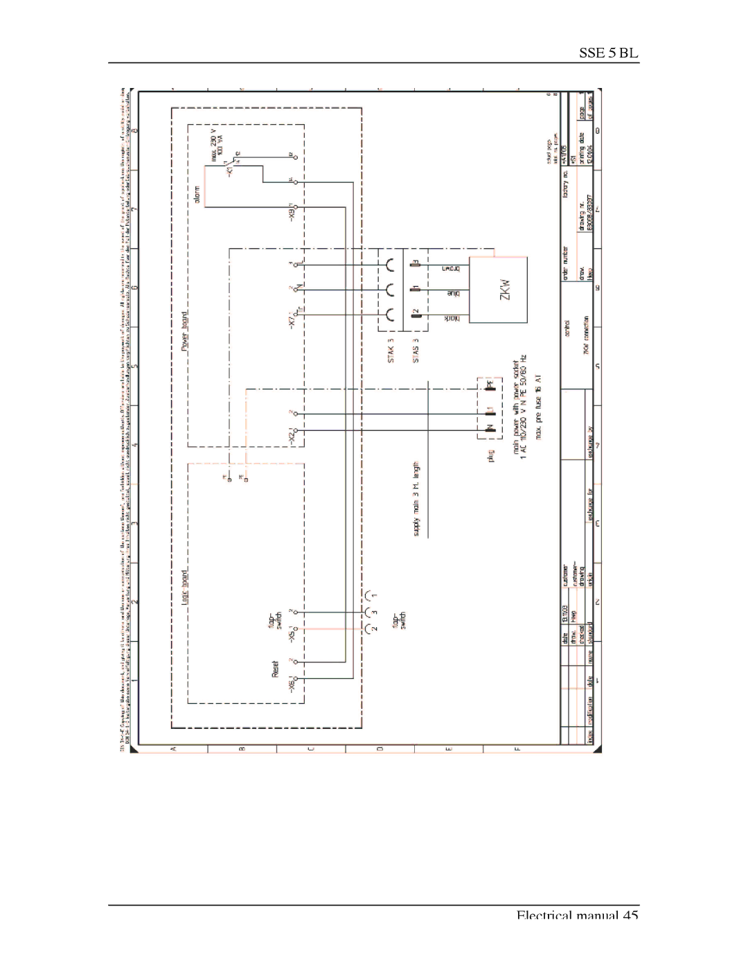 Sterling SSE-5 BL operating instructions SSE 5 BL 