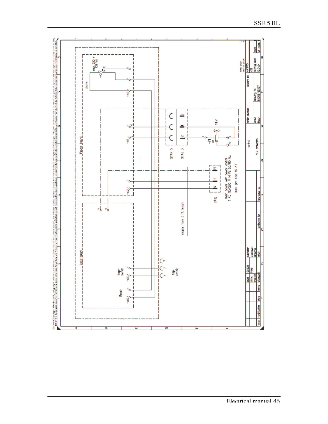 Sterling SSE-5 BL operating instructions SSE 5 BL 