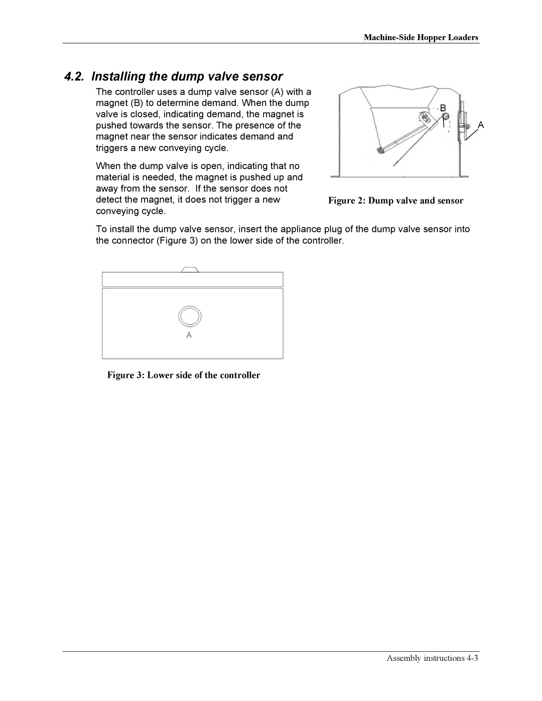 Sterling sse manual Installing the dump valve sensor, Dump valve and sensor 