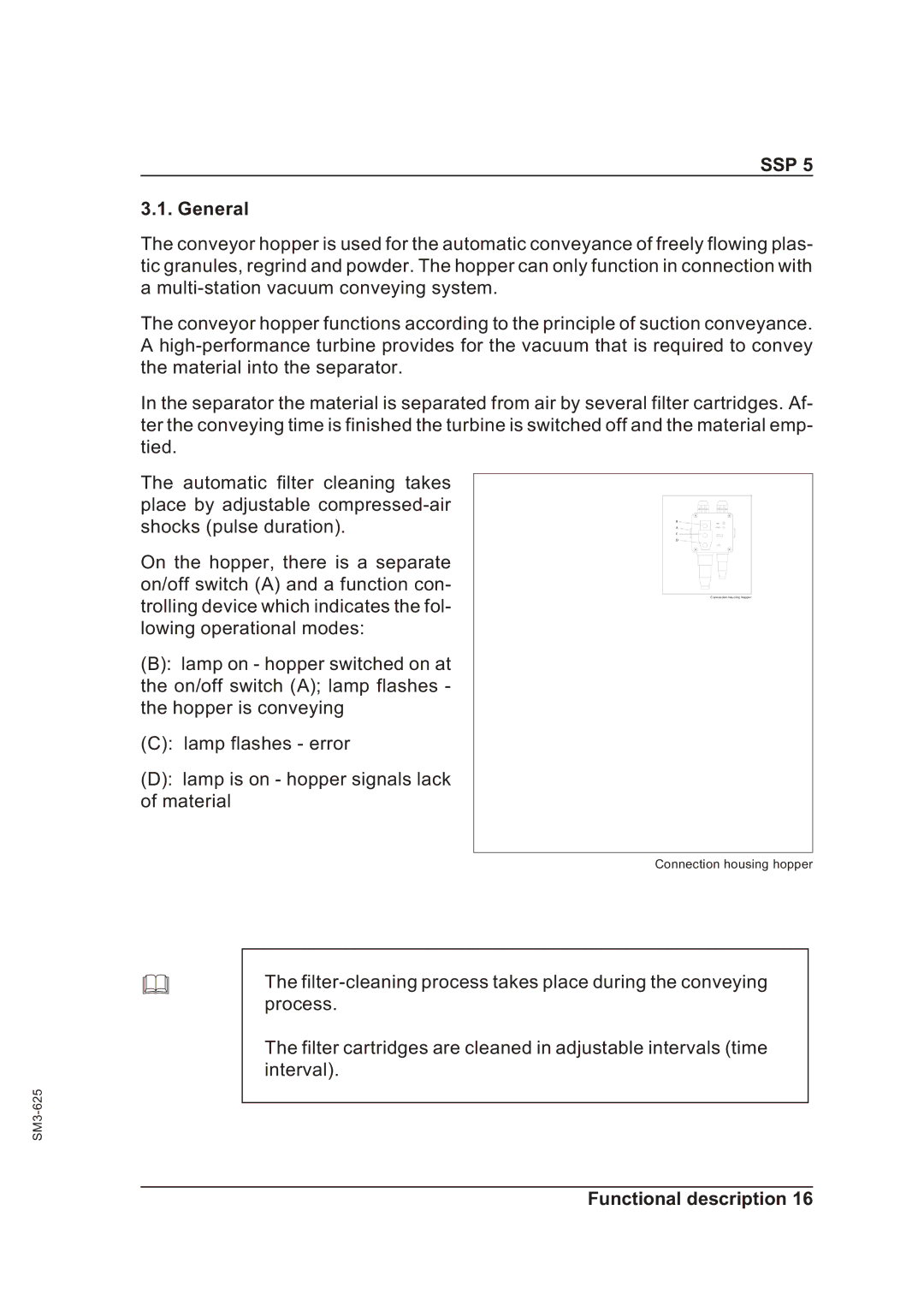 Sterling SSP 5 operating instructions General 