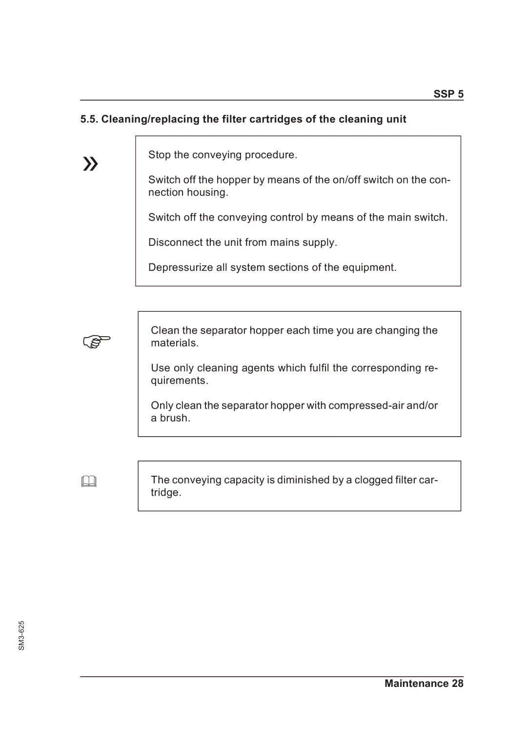 Sterling SSP 5 operating instructions Ssp 