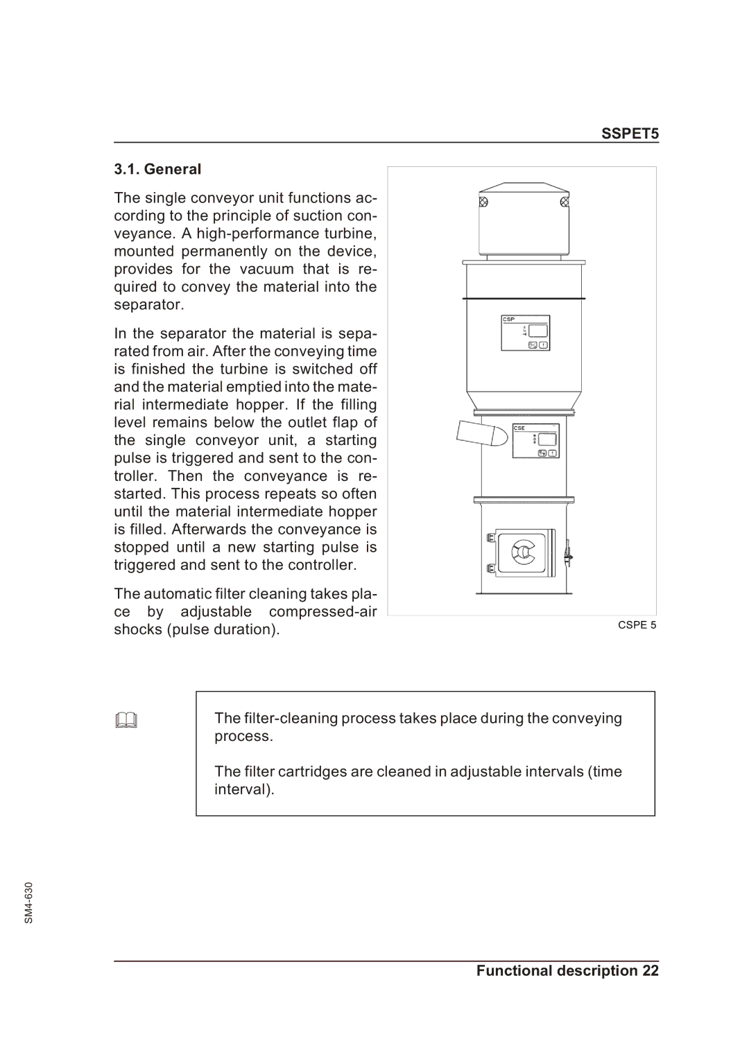 Sterling SSPET 5 operating instructions General 