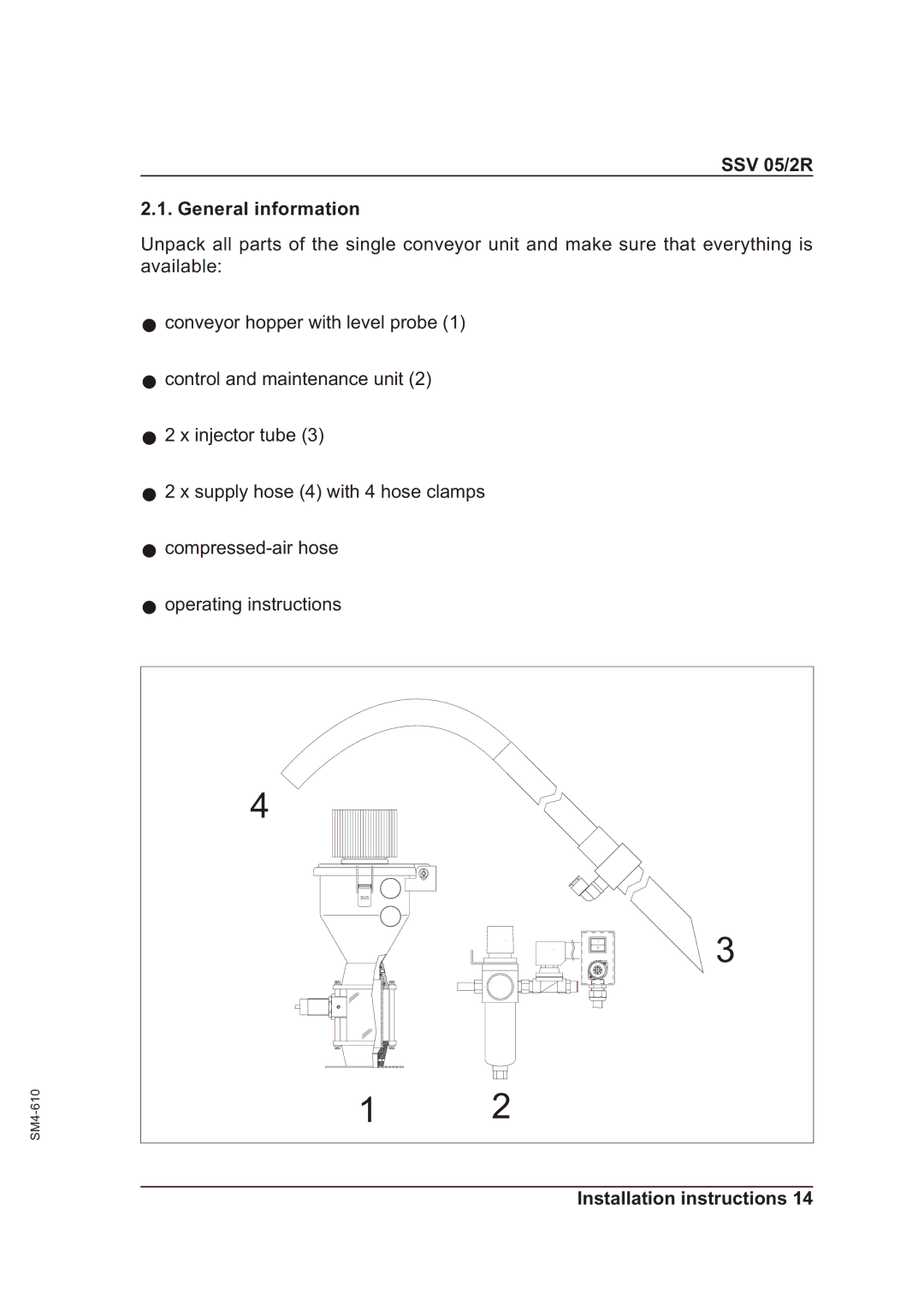 Sterling operating instructions SSV 05/2R General information 