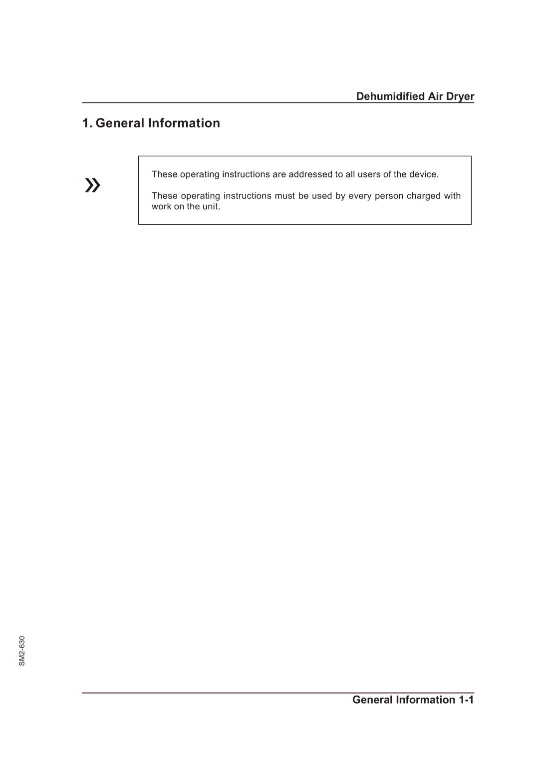 Sterling STT 1600 operating instructions General Information, Dehumidified Air Dryer 