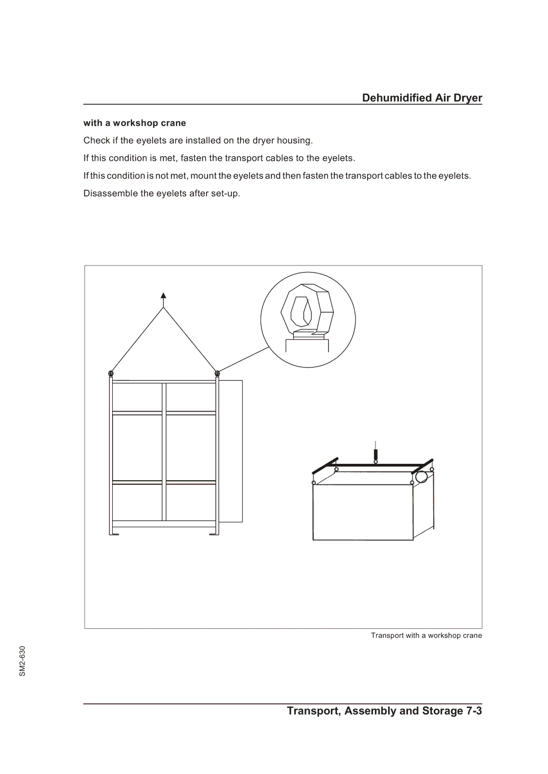 Sterling STT 1600 operating instructions With a workshop crane 