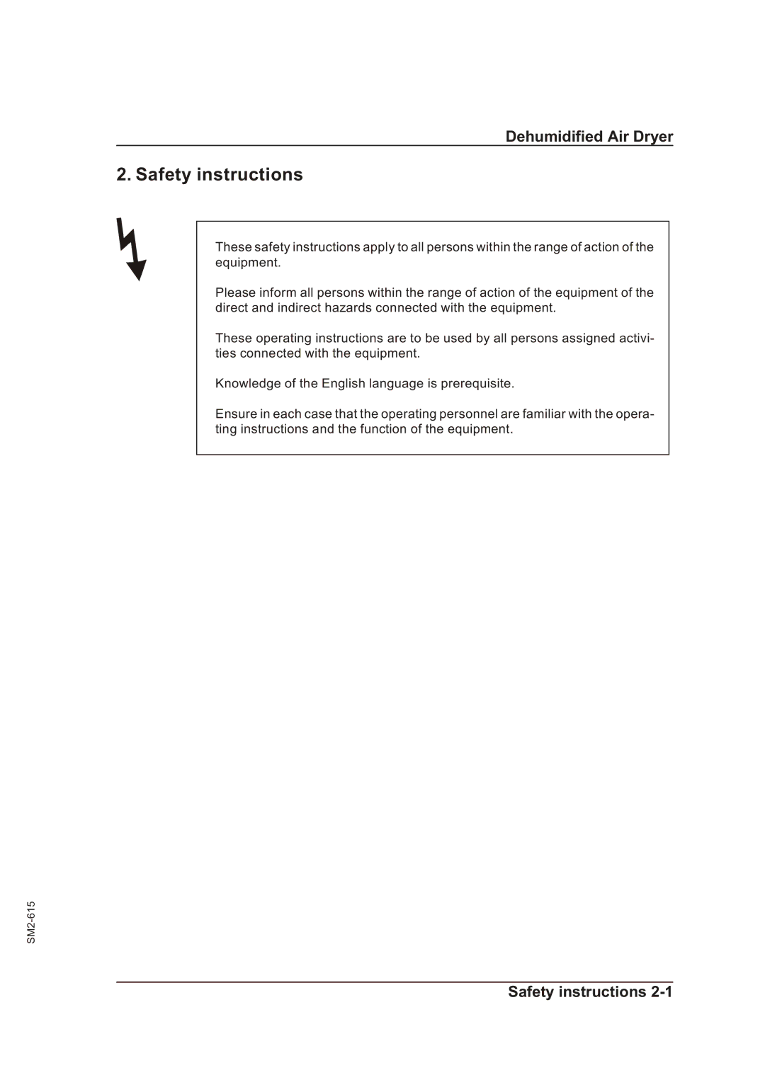 Sterling STT 300 operating instructions Safety instructions 