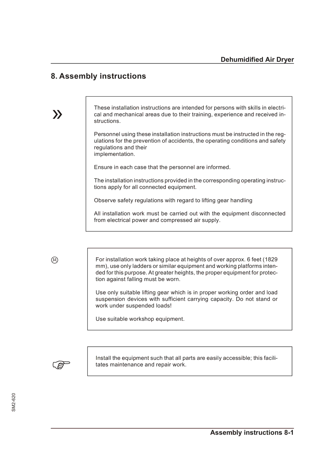 Sterling STT 500 manual Assembly instructions 