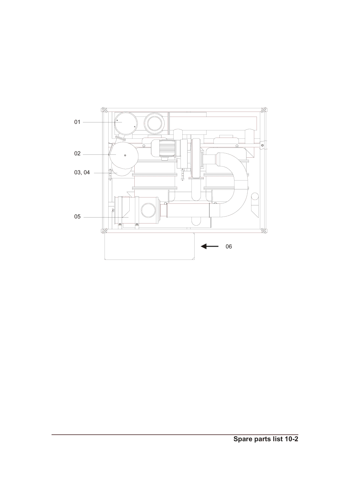 Sterling STT 800 manual Spare parts list 