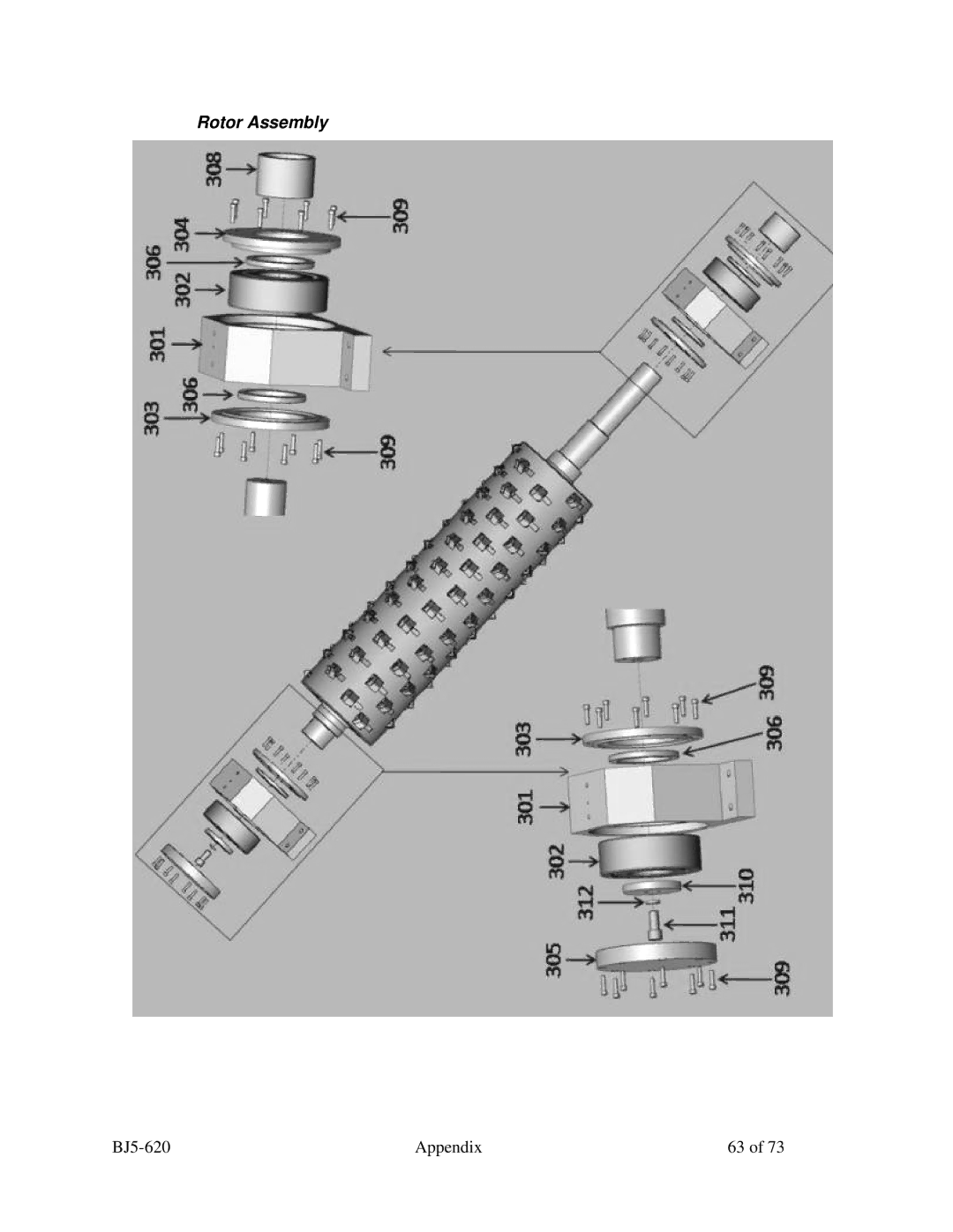 Sterling SXS Series specifications Rotor Assembly 