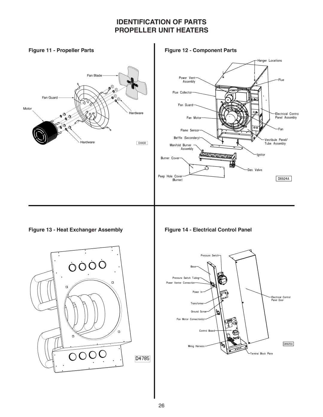 Sterling TF-300, TF-400, TF-150, TF-200, TF-350, TF-175, TF-250, TF-125, GF-400, GF-250 Propeller Parts, Heat Exchanger Assembly 