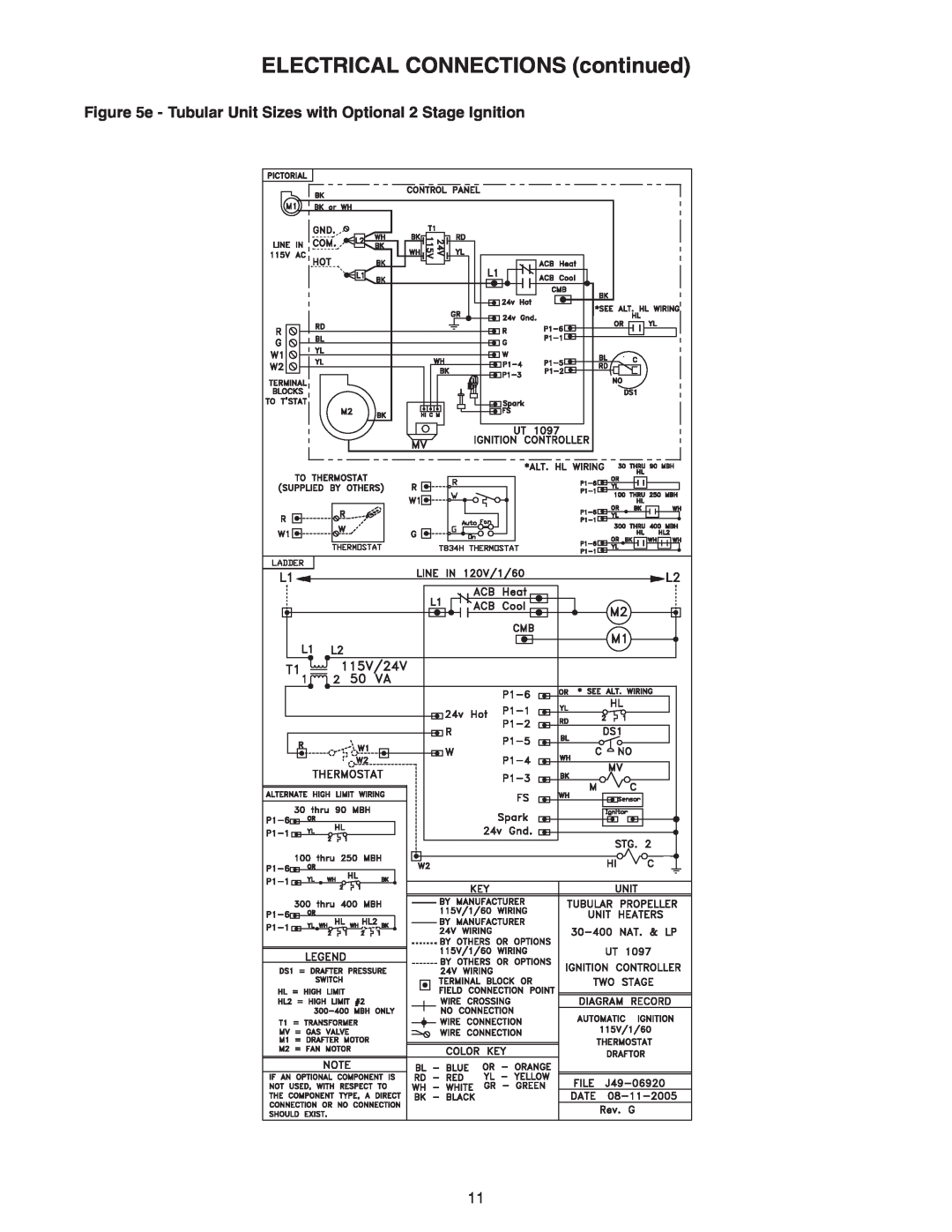 Sterling TF-100, TF-400, TF-150, TF-300, TF-200, TF-350, TF-175, TF-250, TF-125, GF-400, GF-250 ELECTRICAL CONNECTIONS continued 