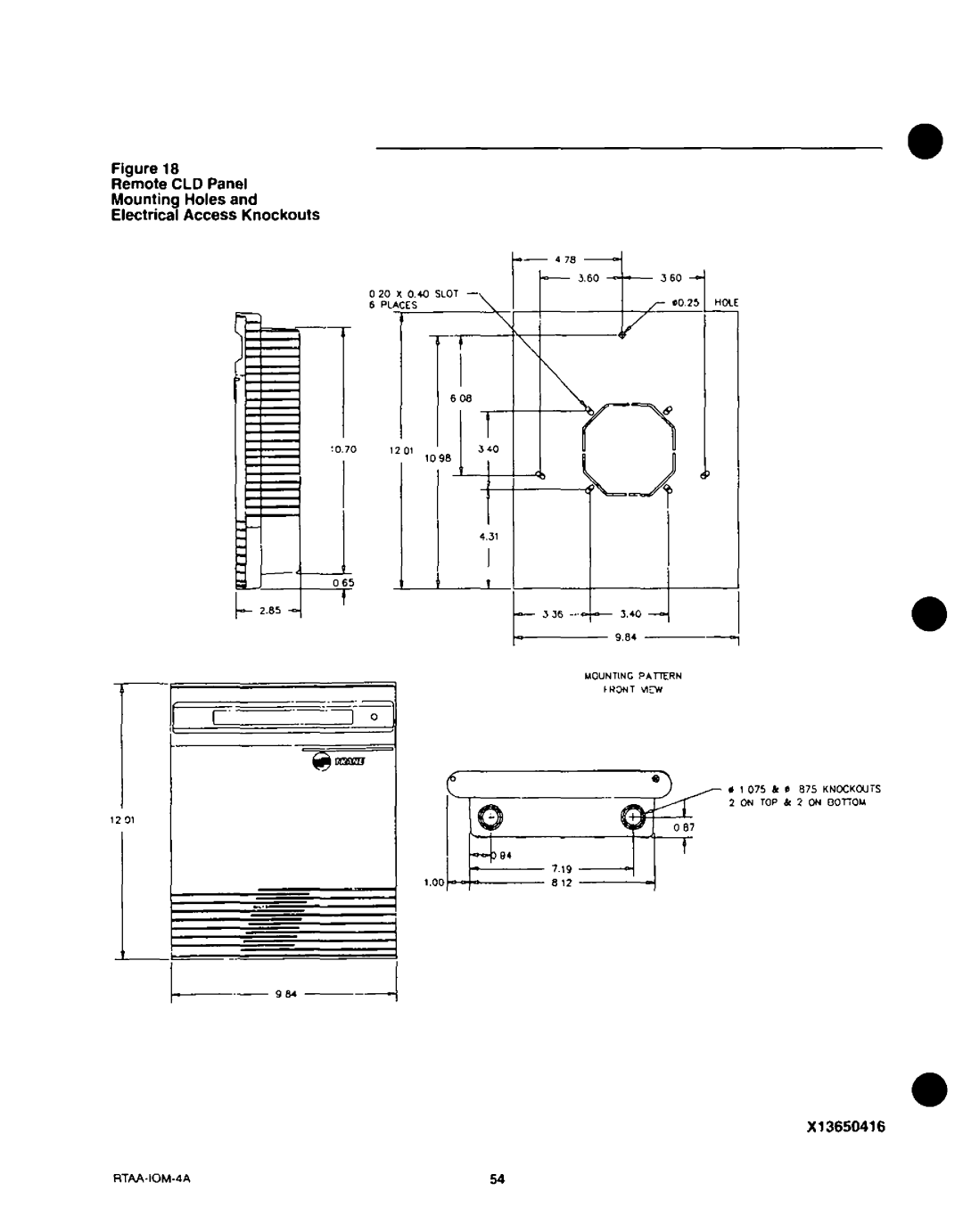 Sterling RTAA-110, X39551156-01, RTAA-IOM-4A, RTAA-90, RTAA-80, RTAA-70, RTAA-125, RTAA-100 manual 