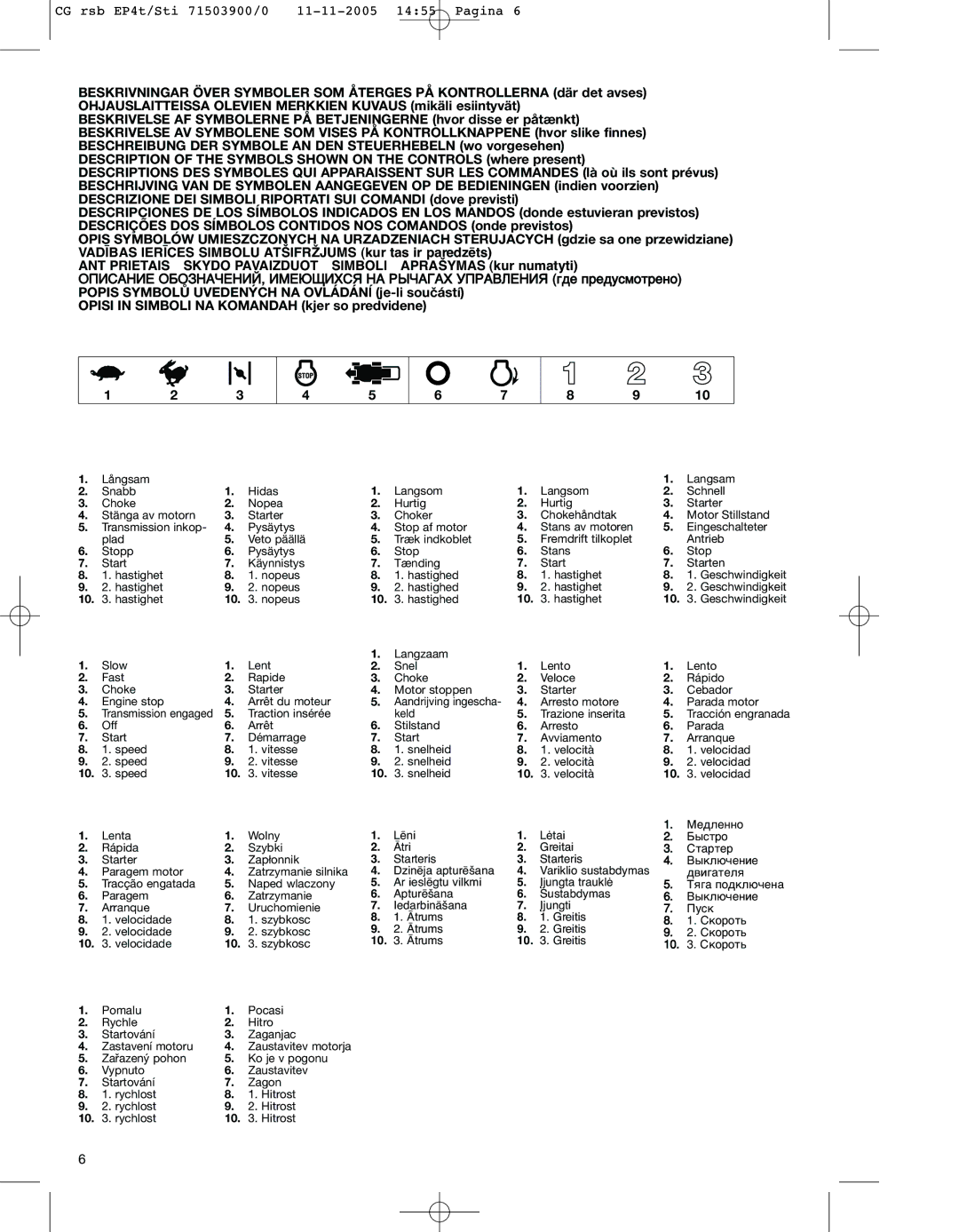 Stiga 43S manual ˚Òúó 