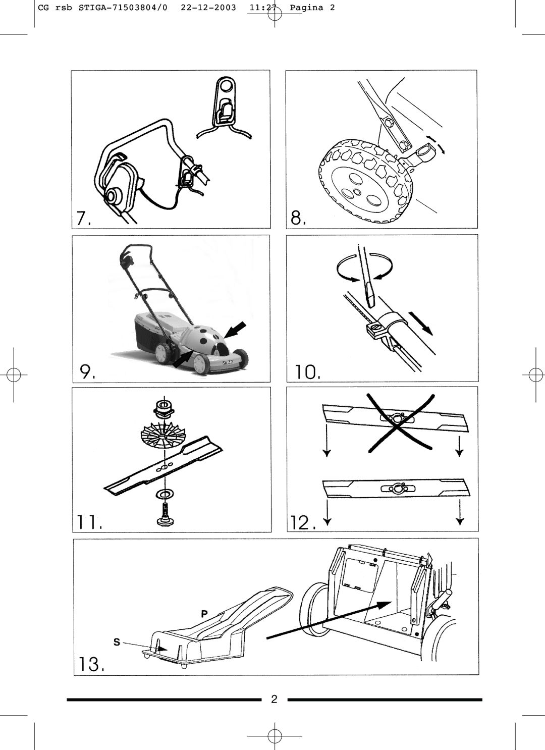 Stiga 45EL, 45SEL manual CG rsb STIGA-71503804/0 22-12-2003 1127 Pagina 