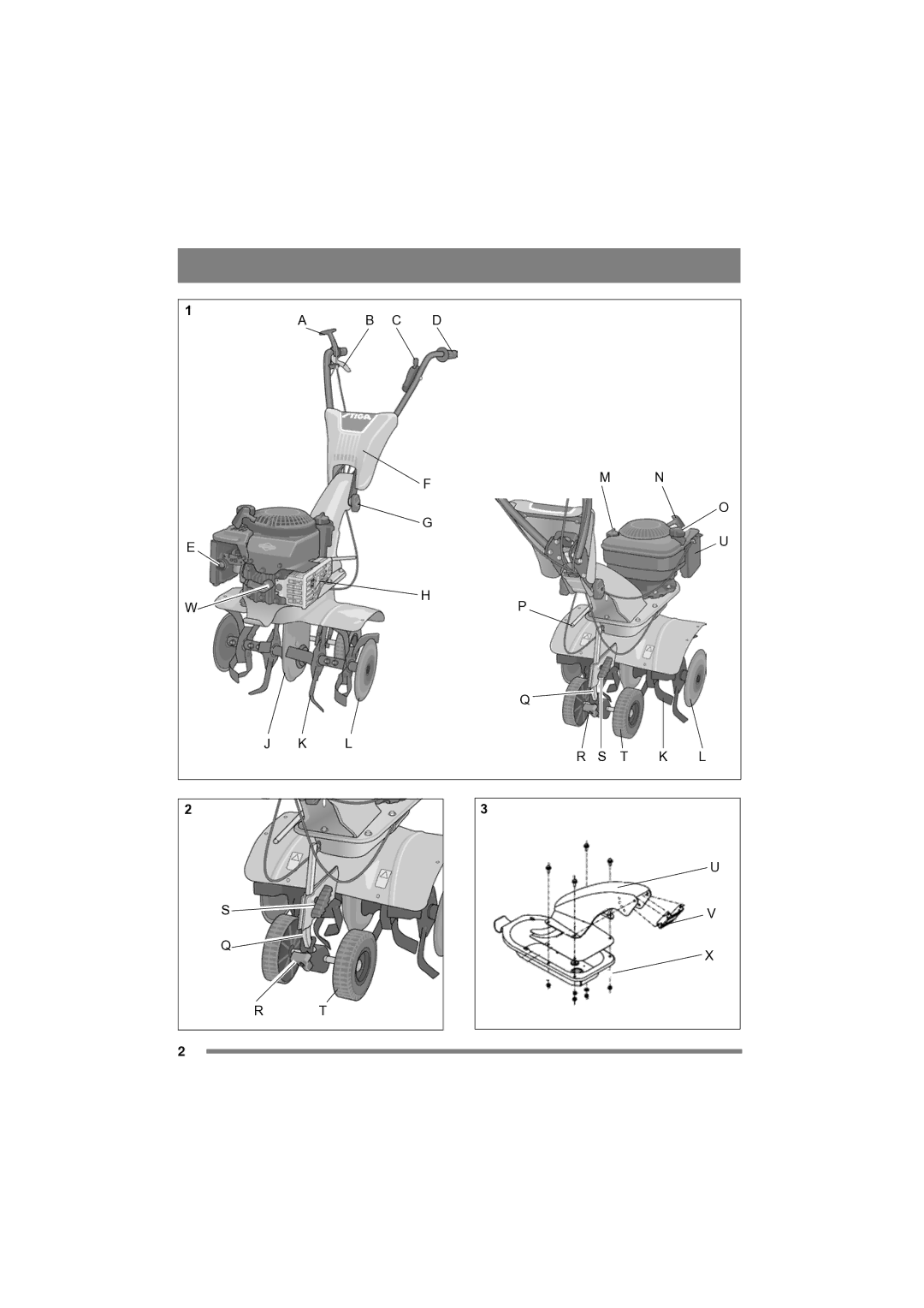 Stiga 50-H, 50R-B, 50-G, 40-G, 40R-G manual C D 