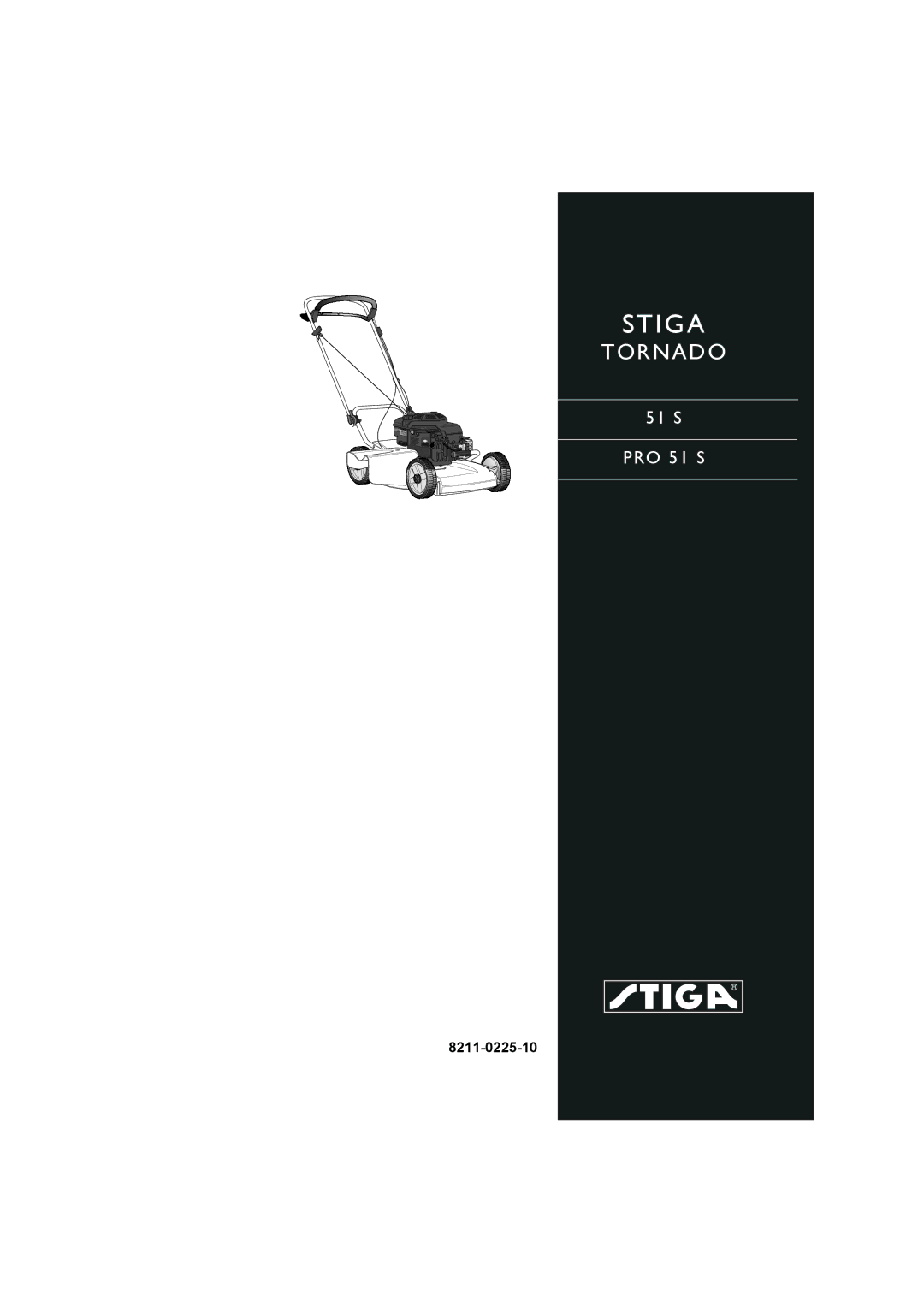 Stiga PRO 51 S manual Stiga 