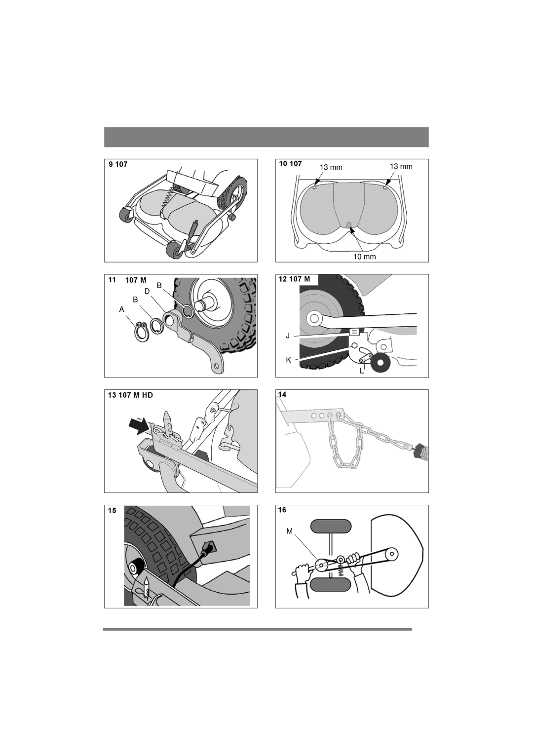 Stiga 8211-0543-01 manual 107 11 107 M 