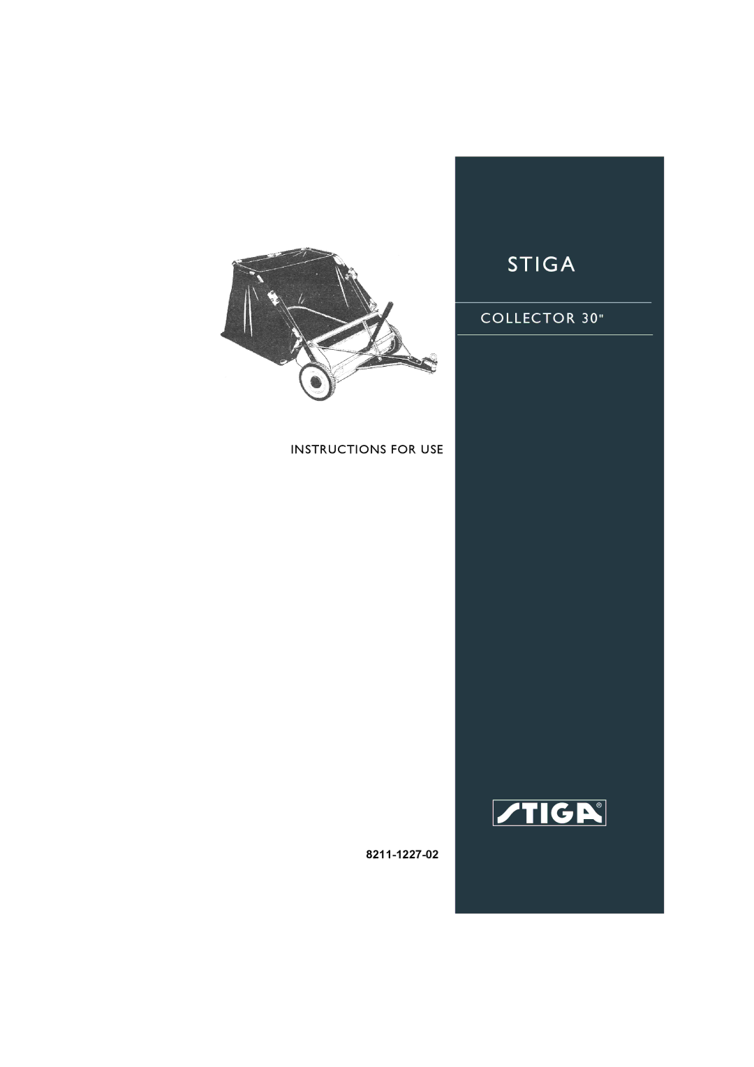 Stiga 8211-1227-02 manual Stiga 