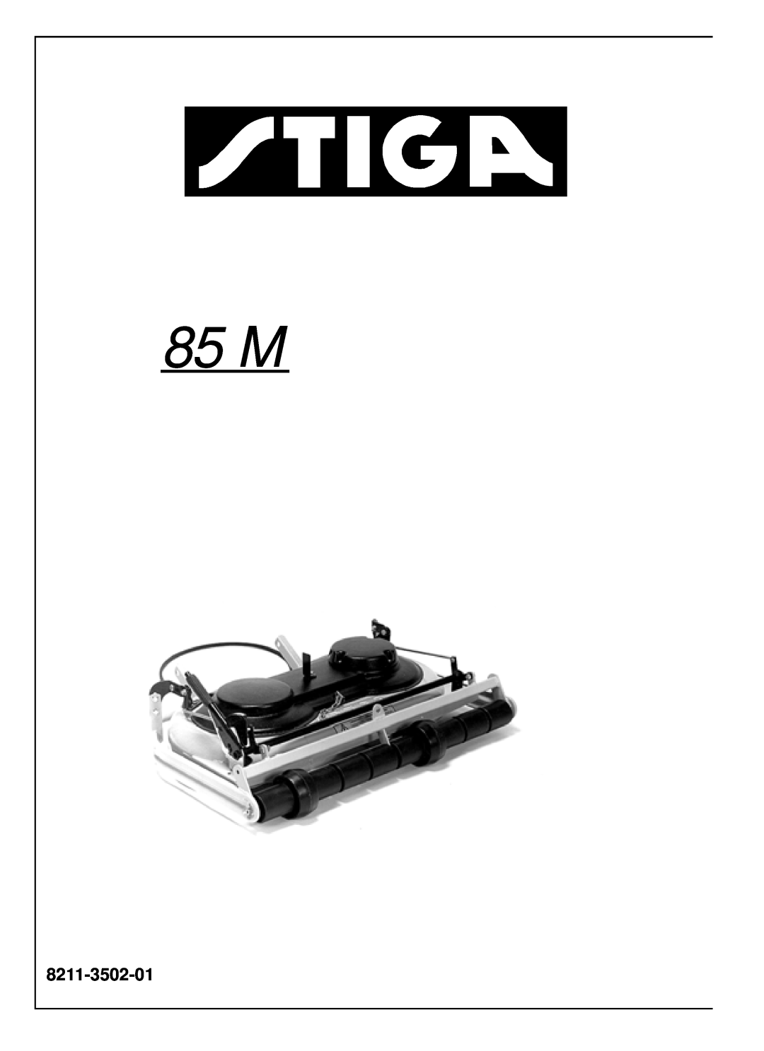 Stiga 85 M manual 8211-3502-01 