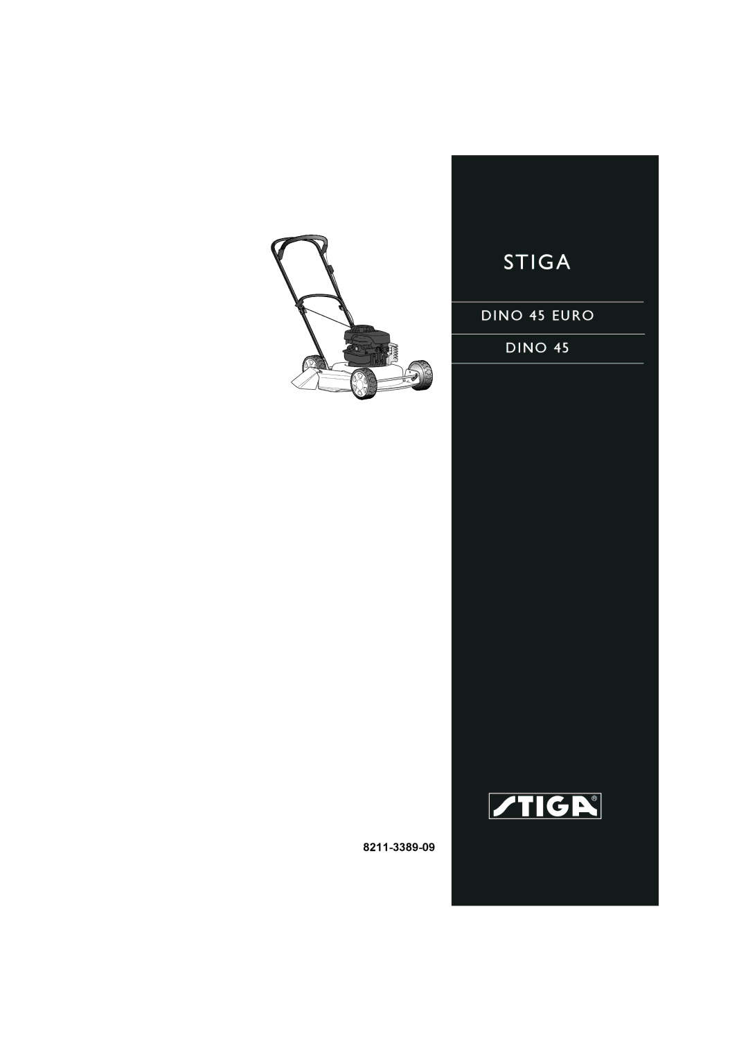 Stiga DINO 45 EURO manual Stiga 