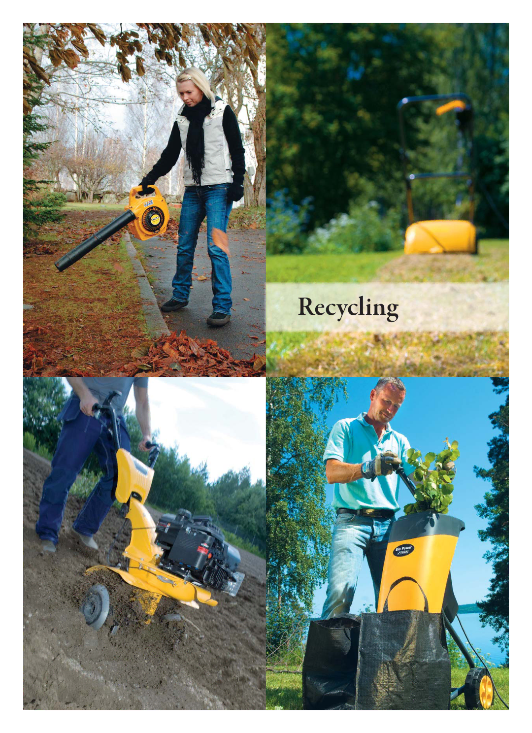 Stiga Garden Range manual Recycling 