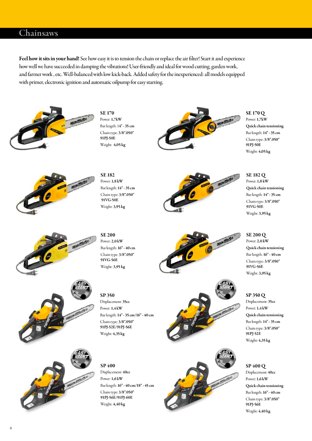 Stiga Lawn tractors manual Chainsaws 