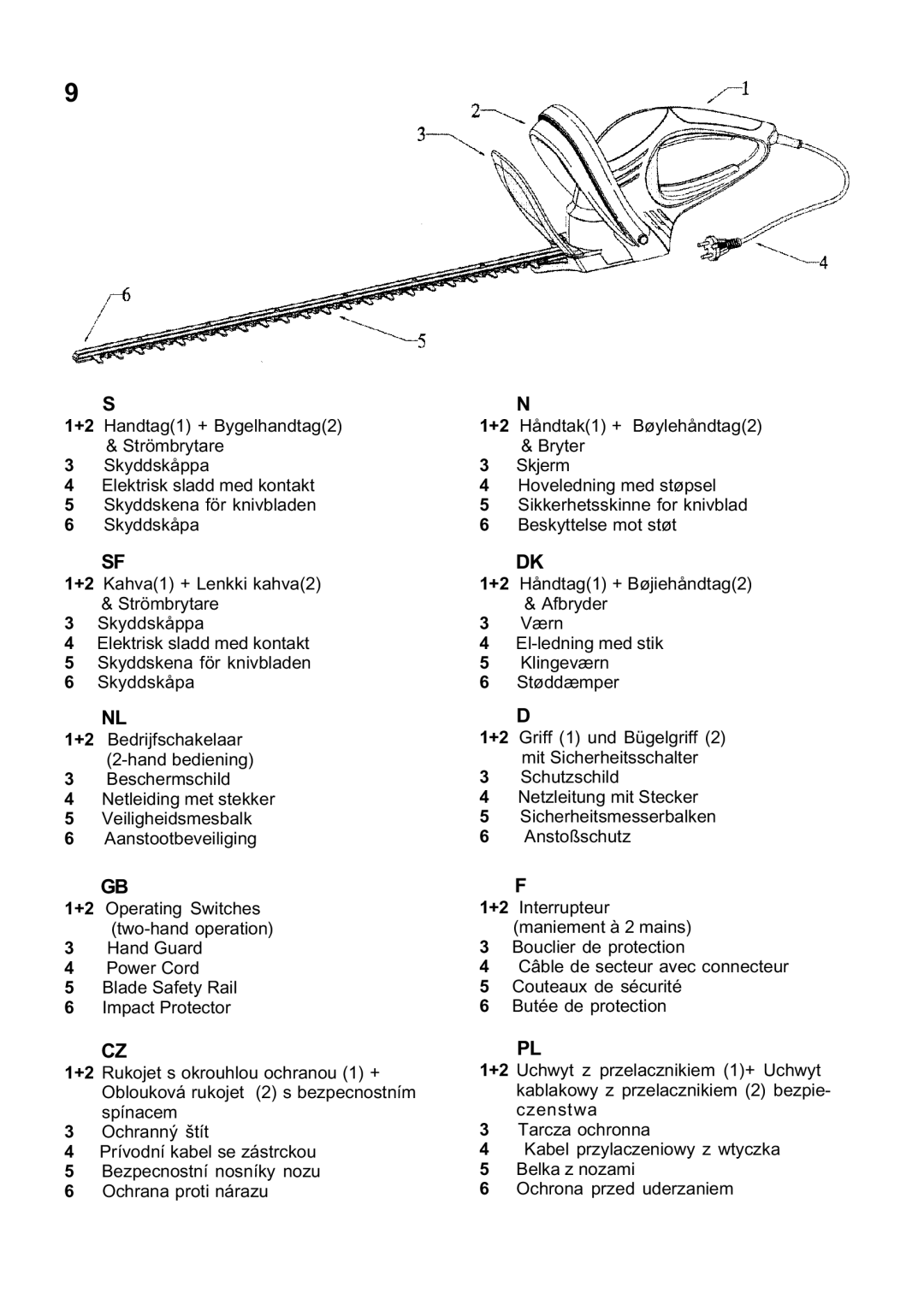 Stiga SH 60 instruction manual 