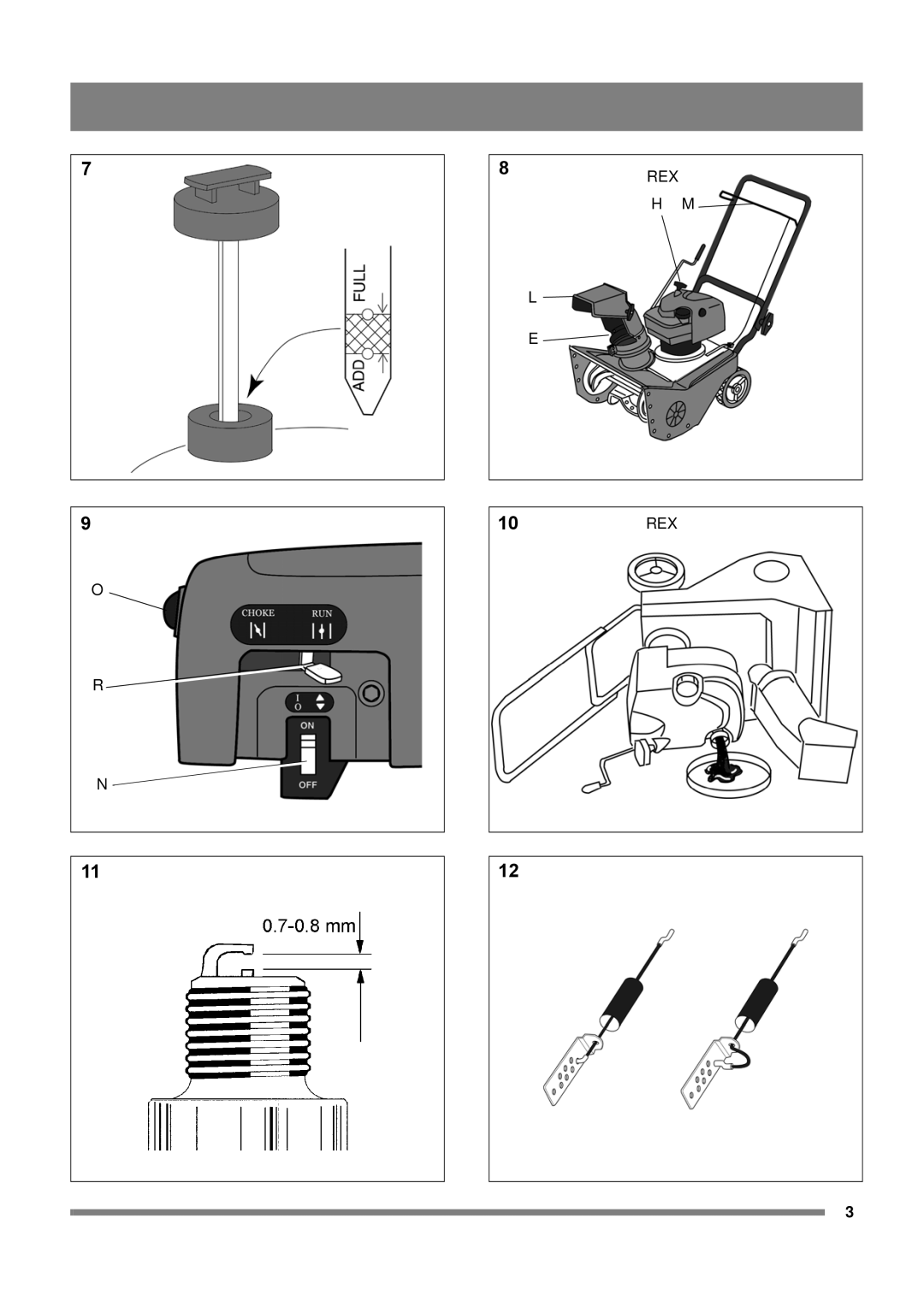 Stiga SNOW REX, SNOW BREEZE manual 10REX 