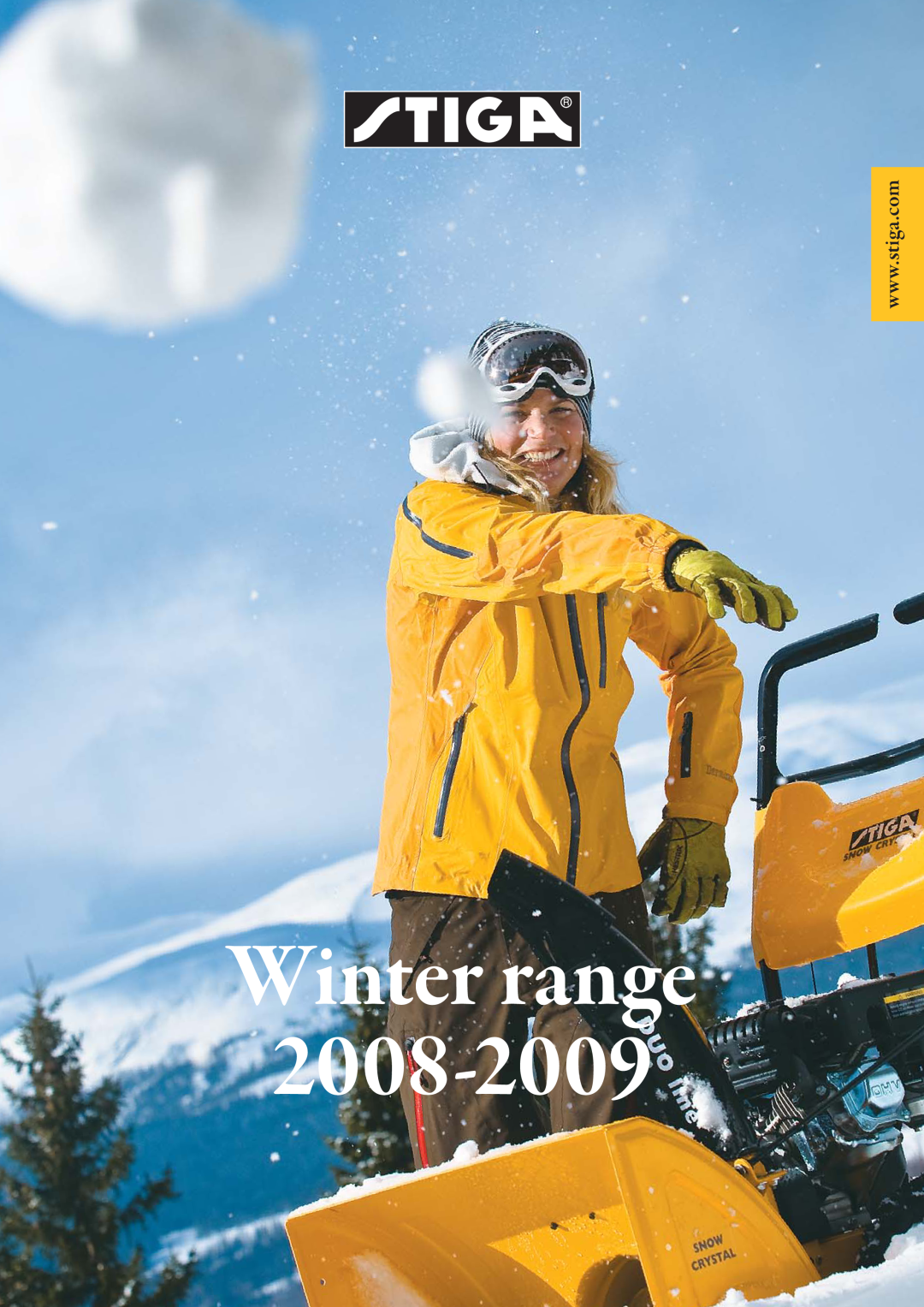 Stiga Snow Throwers manual Winter range 2008-2009 