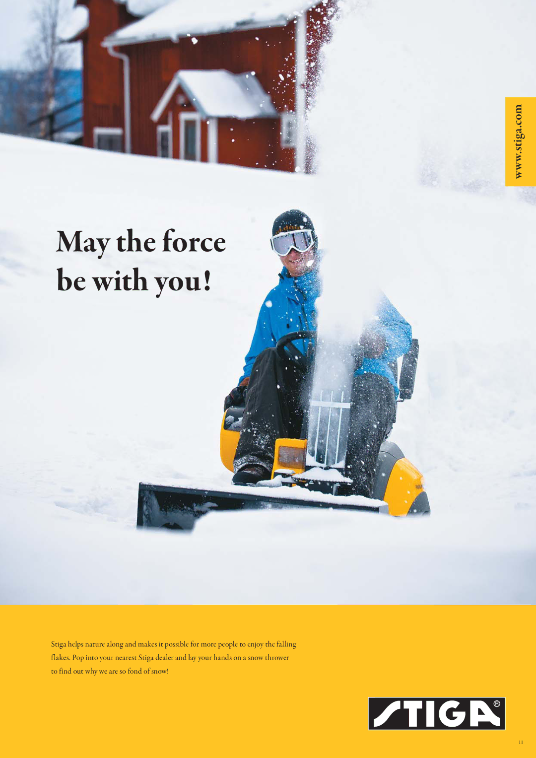 Stiga Snow Throwers manual May the force be with you 