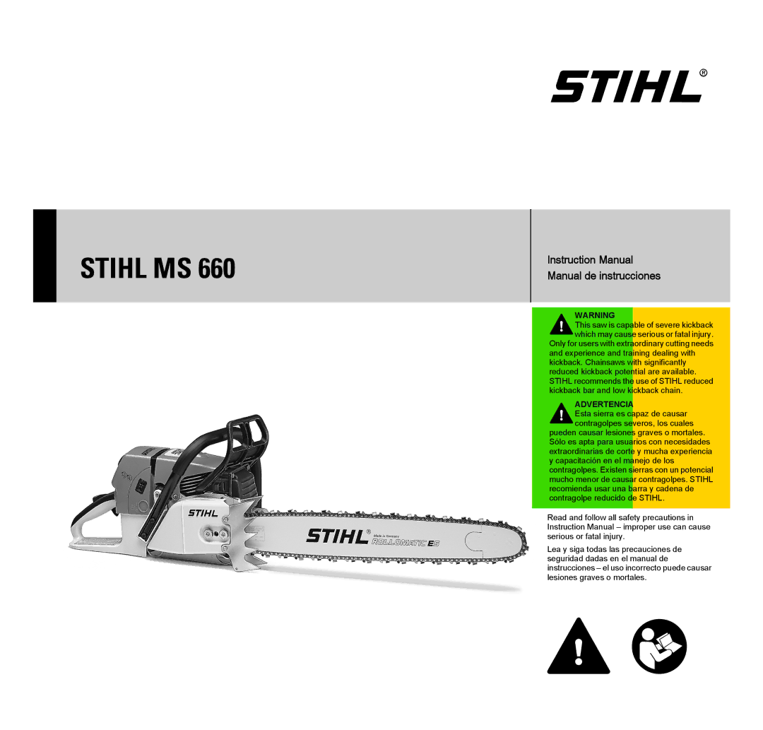 STIHL MS 660 MAGNUM manual Stihl MS, Manual de instrucciones 