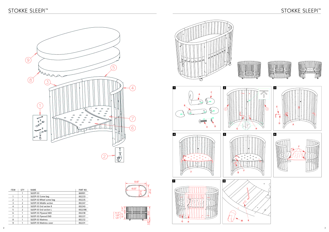 Stokke SleepiTM manual Stokke Sleepi 