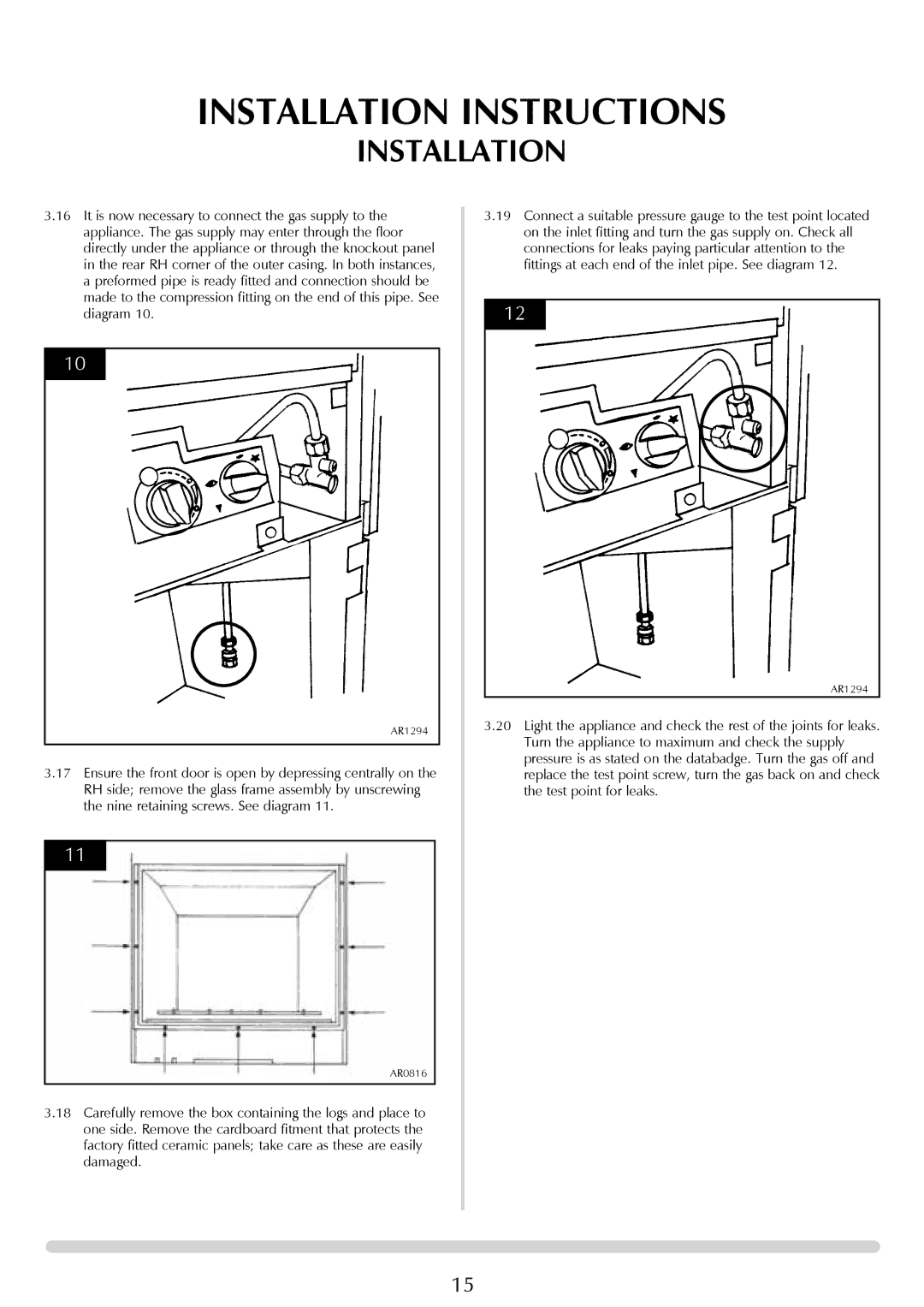 Stovax P8627 BS, P8627 MA manual AR1294 