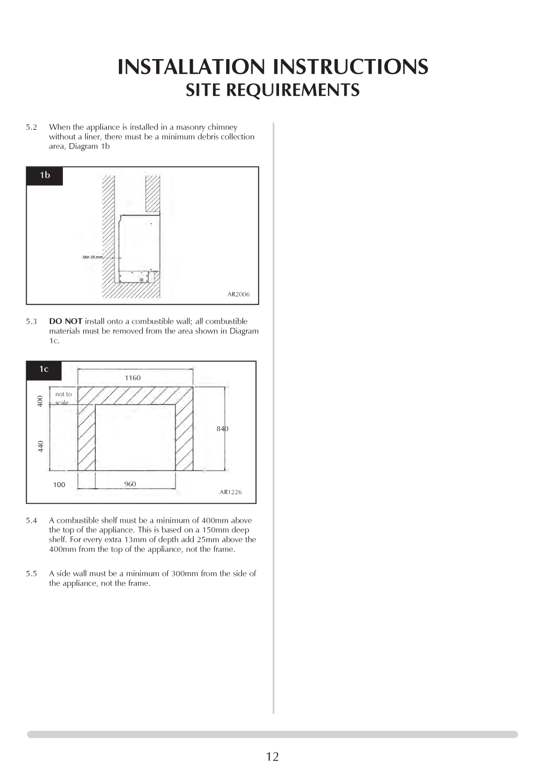 Stovax P8701CFCHEC, P8700CFCHEC manual 440 1160 