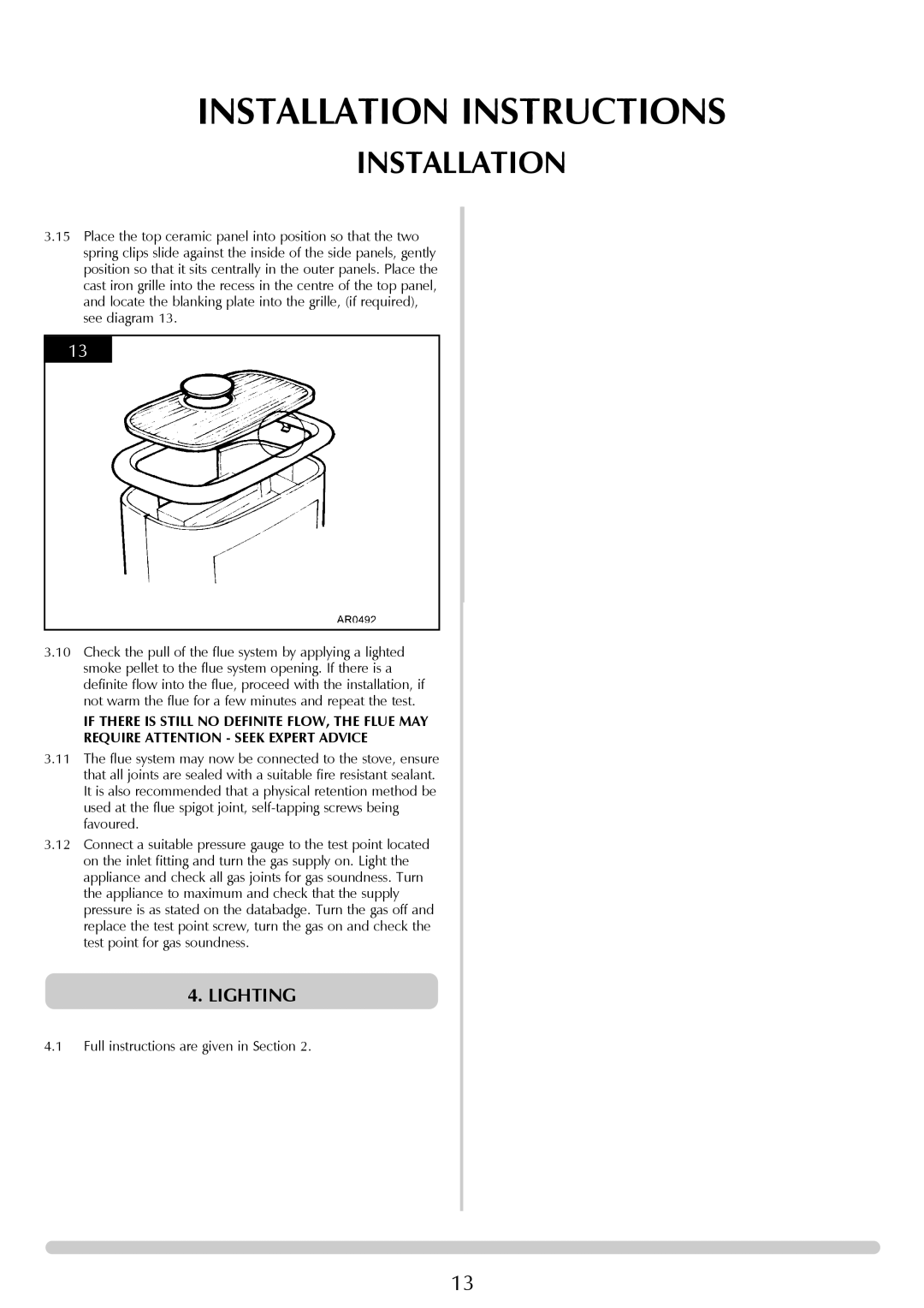 Stovax Coal Effect Stove Range Conventional Flue manual Lighting 