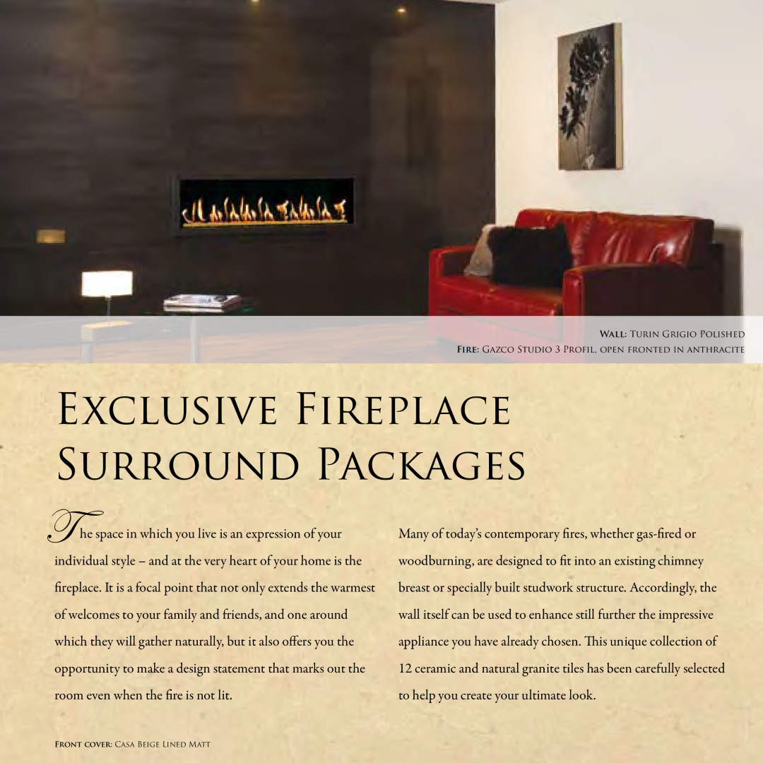 Stovax manual Exclusive Fireplace Surround Packages 