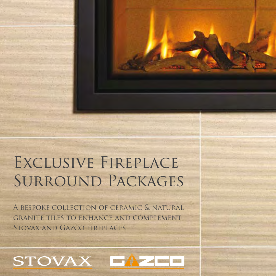 Stovax manual Exclusive Fireplace Surround Packages 
