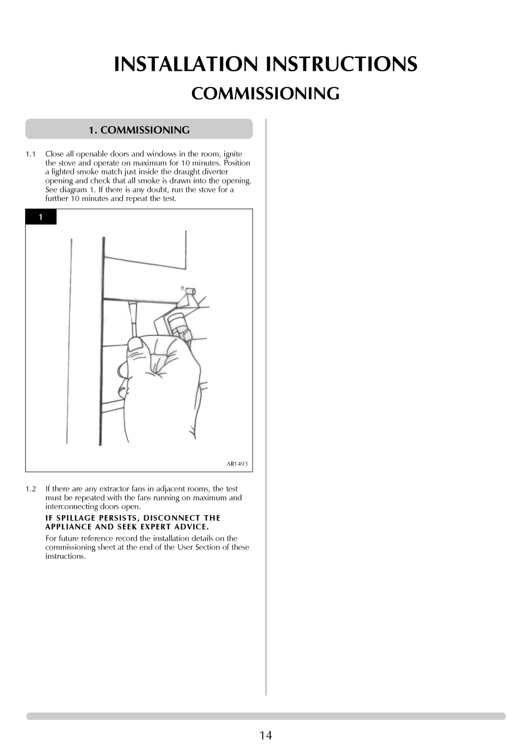 Stovax Gazco Ceremica Log Effect Stove Range manual Commissioning 