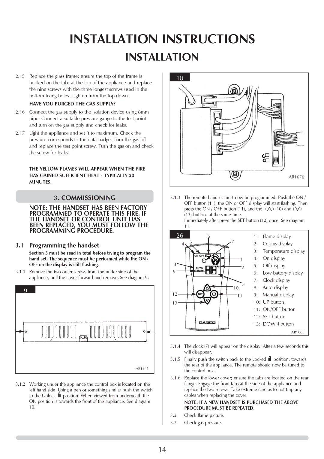 Stovax GAZCO Linea Balanced Flue Convector Fire manual Commissioning, Have YOU Purged the GAS SUPPLY? 