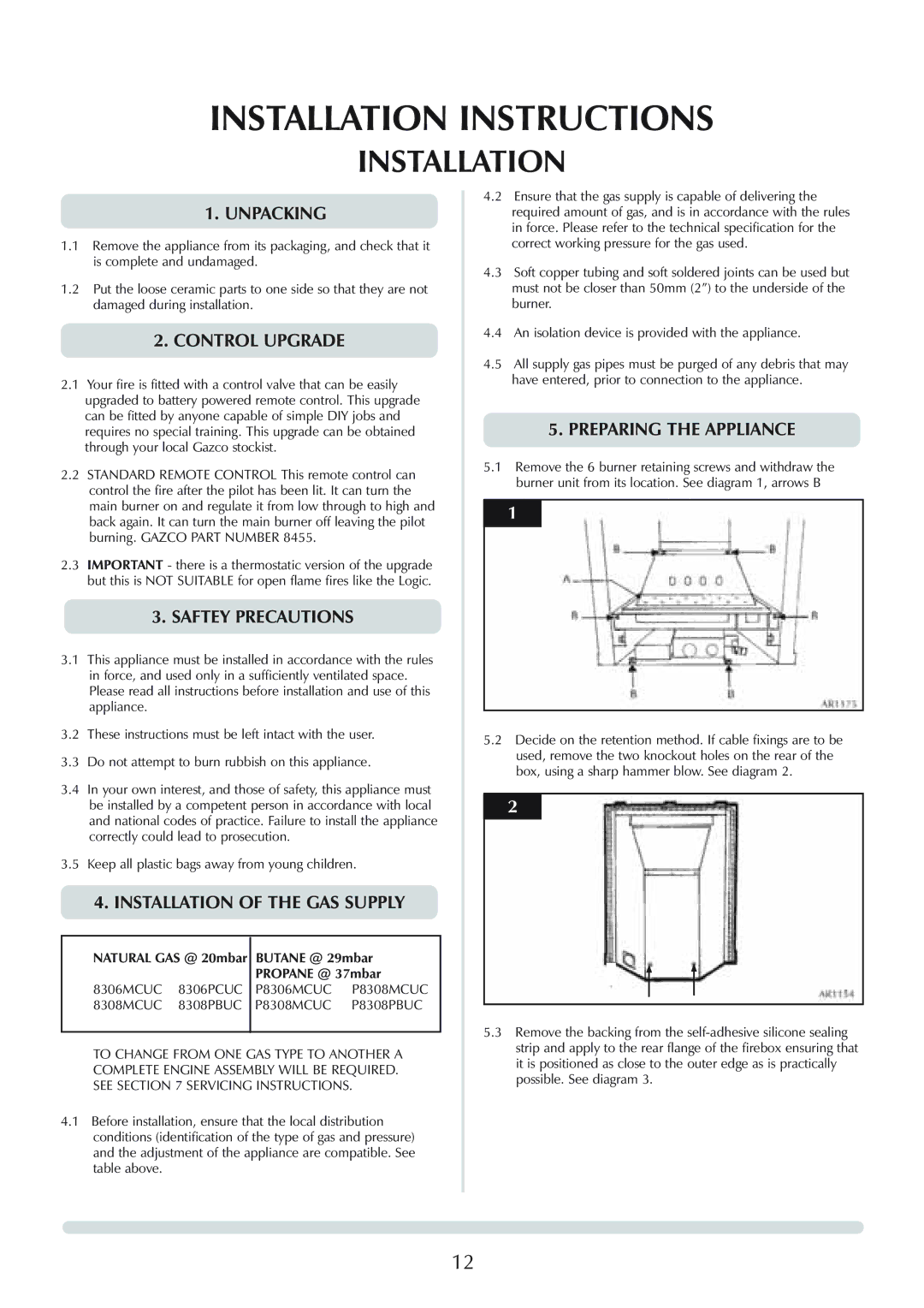 Stovax Logic Hotbox & Convector Fire manual Installation 