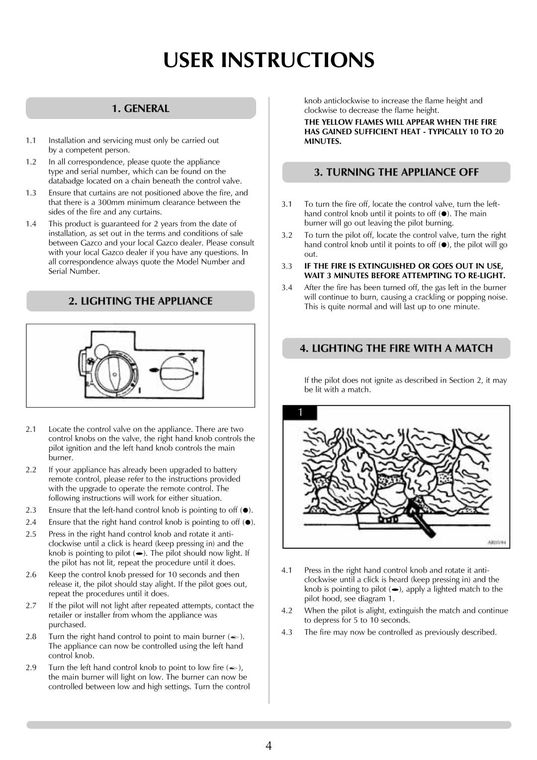 Stovax (P)8135, (P)8143, (P)8119, (P)8127, (P)8136, (P)8144, (P)8120, (P)8128 manual User Instructions, General 