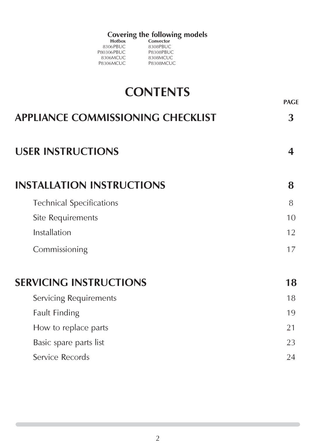 Stovax PR0696 manual Contents 